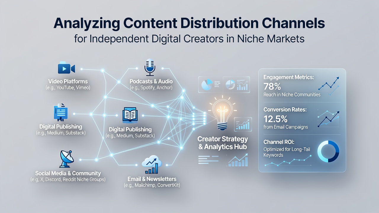Analyzing Content Distribution Channels for Independent Digital Creators in Niche Markets