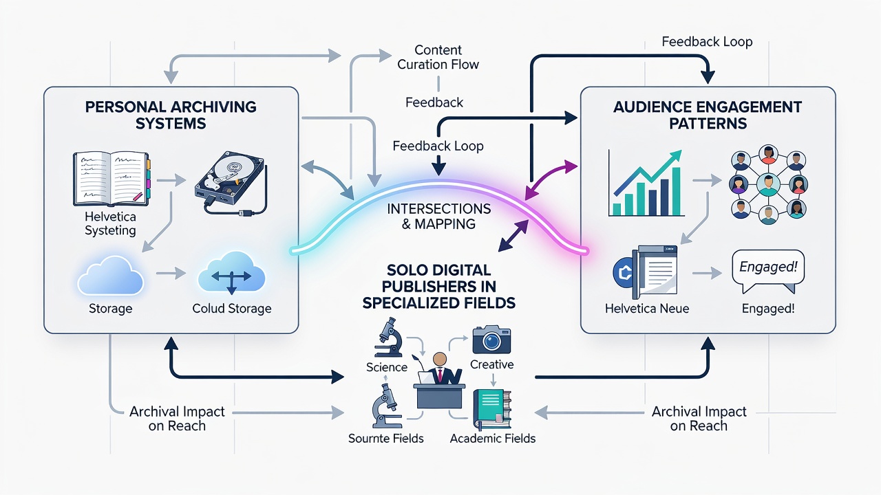 Mapping Intersections Between Personal Archiving Systems and Audience Engagement Patterns for Solo Digital Publishers in Specialized Fields